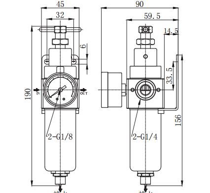 Filtre en acier inoxydable r&eacute;gulier 2